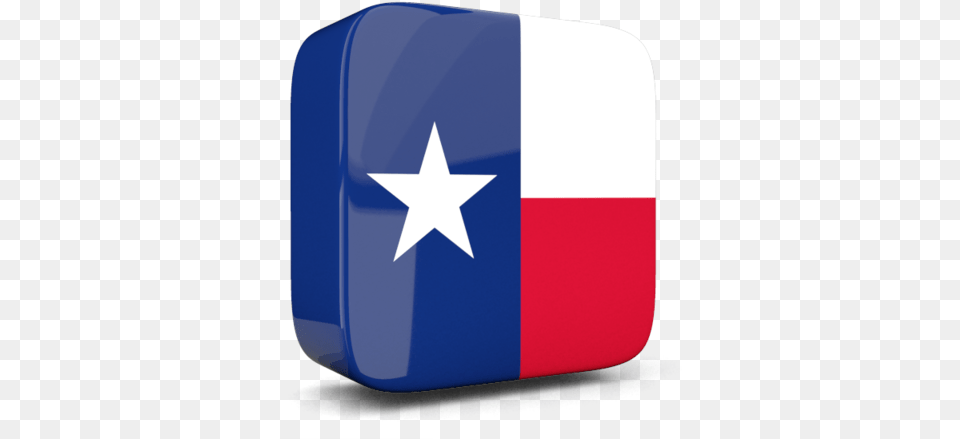 Glossy Square Icon 3d 3d Texas Flag, First Aid Free Transparent Png