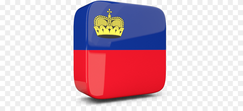 Glossy Square Icon 3d Flag Of Liechtenstein Png