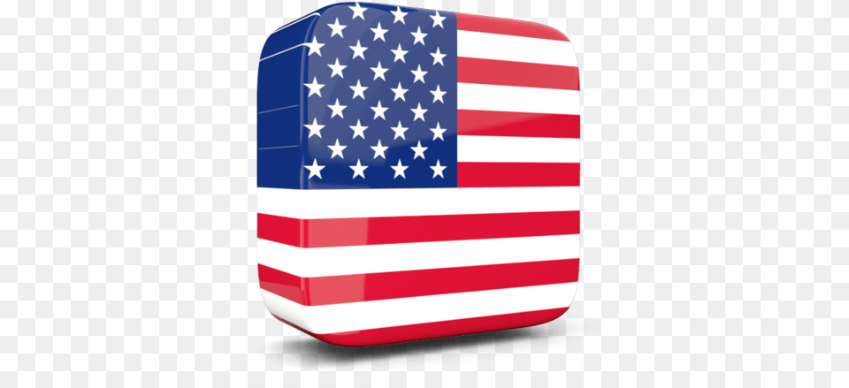 Glossy Square Icon 3d Usa Flag Icon 3d, American Flag Png Image