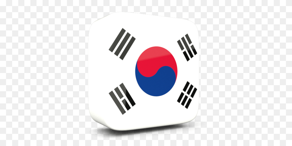 Glossy Square Icon Illustration Of Flag Of South Korea, Game Free Png