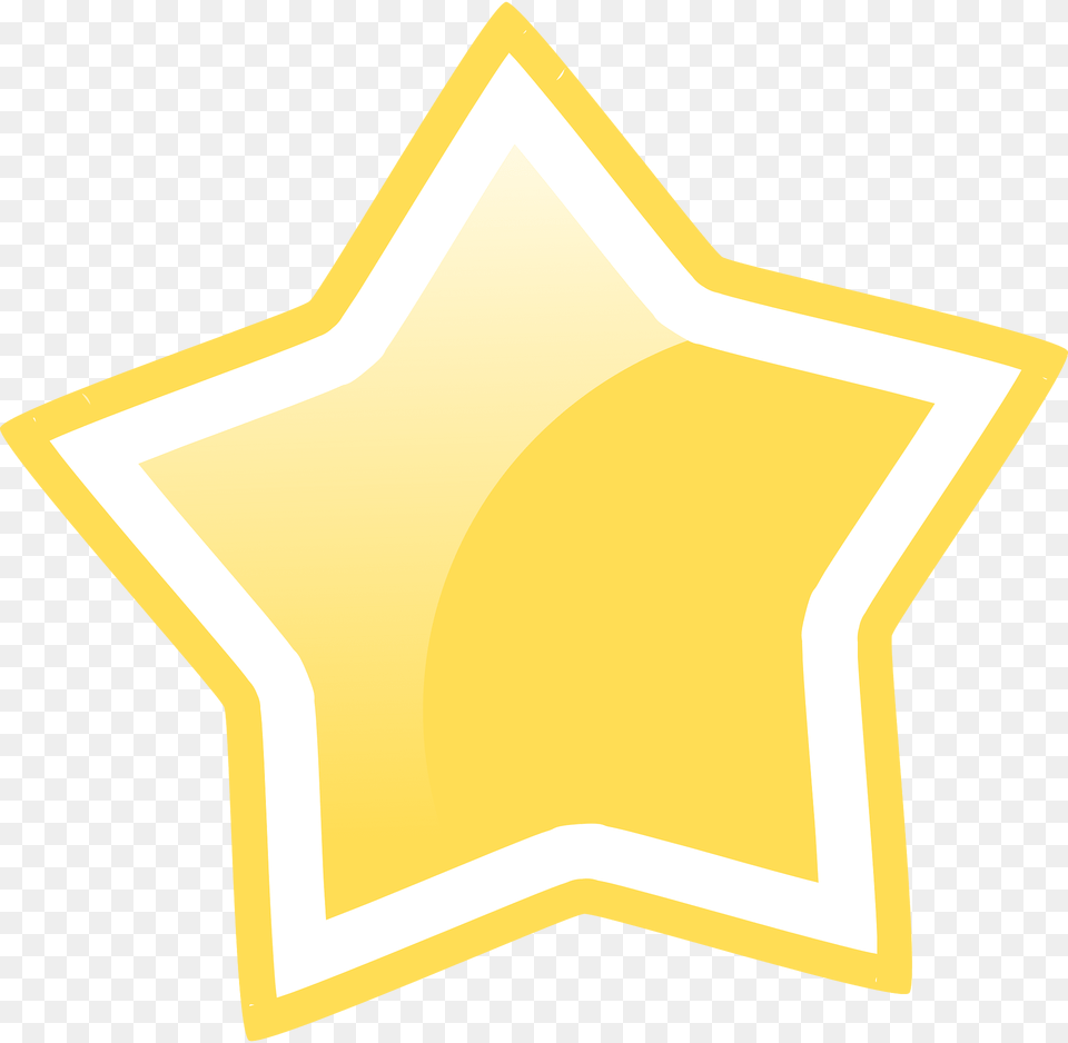 Glossy Star Clipart, Symbol, Star Symbol, Logo, Badge Free Png