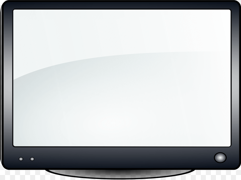 Glossy Tv Clipart, Computer Hardware, Electronics, Hardware, Monitor Free Png