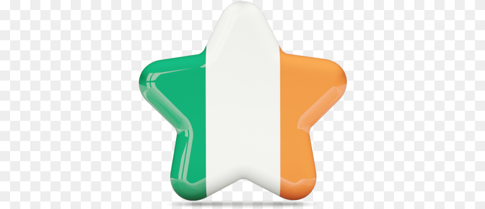 Glossy Wallpaper Star Shape Flag Of Irish Irish Flag Star, Food, Sweets, Appliance, Blow Dryer Png Image