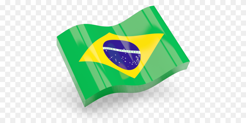 Glossy Wave Icon Illustration Of Flag Of Brazil, Brazil Flag, Food, Ketchup Free Png