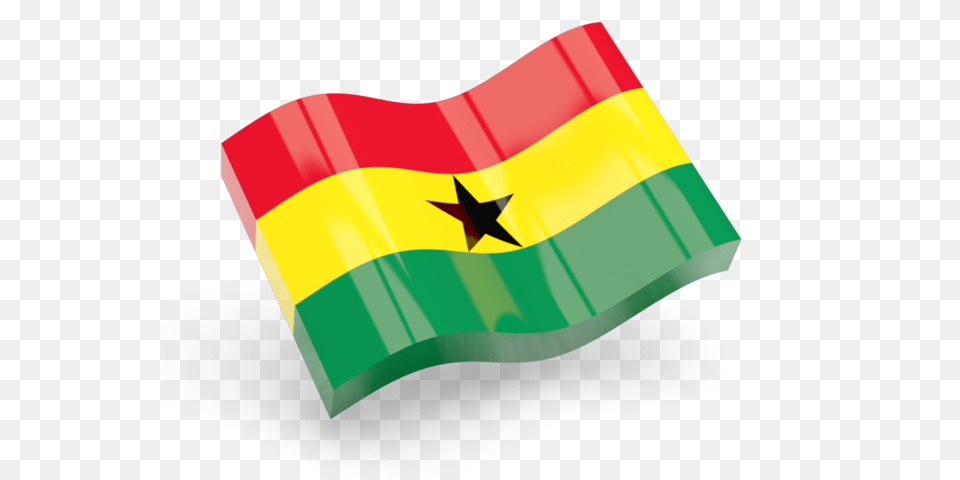 Glossy Wave Icon Illustration Of Flag Of Ghana, Dynamite, Weapon Png