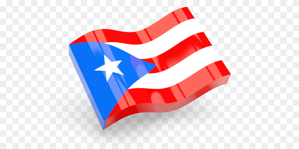 Glossy Wave Icon Illustration Of Flag Of Puerto Rico Free Png