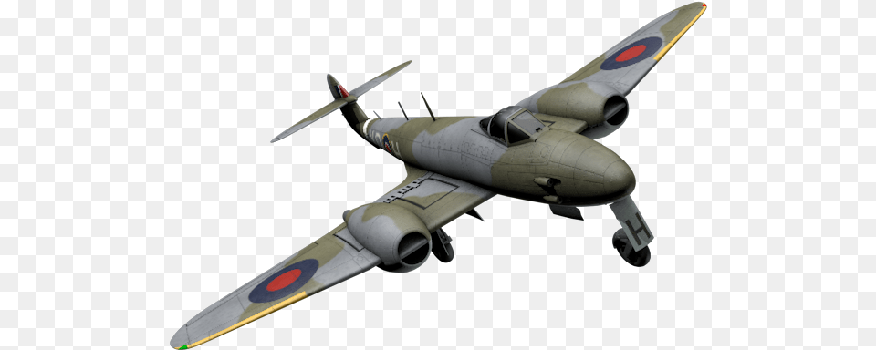 Gloster Meteor Front View Model Aircraft, Airplane, Transportation, Vehicle, Warplane Png Image