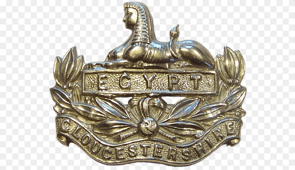 Glosters Front Badge Circa 1957 Trspt Gloucestershire Regiment Cap Badge, Accessories, Logo, Symbol, Jewelry Png