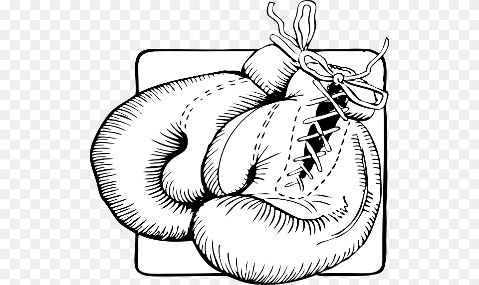 Glove Vector Muay Thai Outline Boxing Gloves Tattoo, Food, Produce Free Png