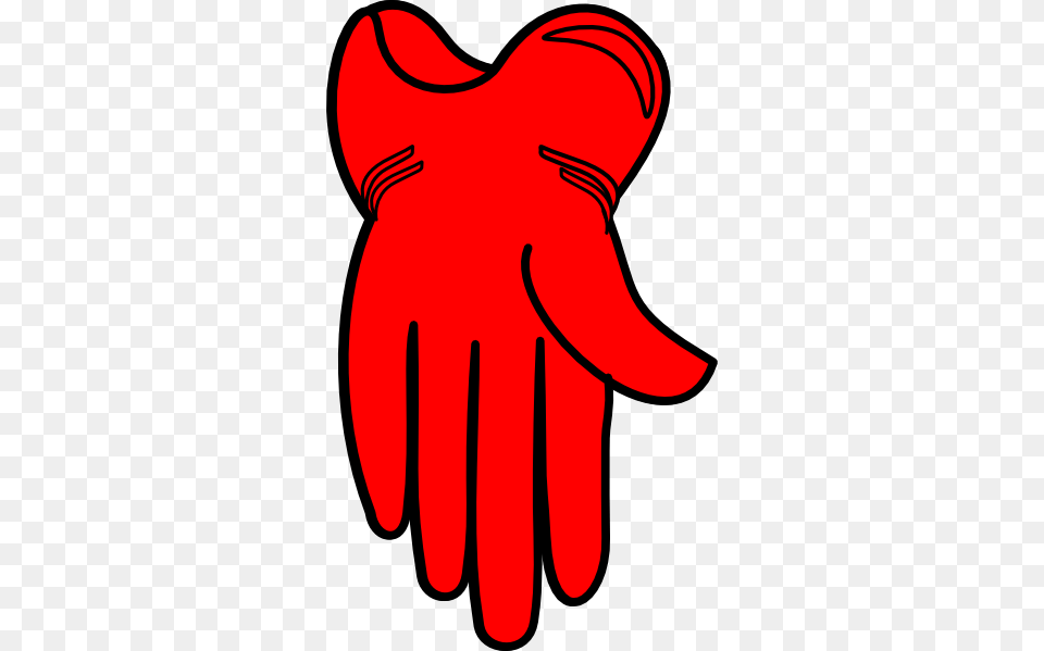 Gloved Hand Clip Art, Clothing, Glove, Body Part, Person Free Png