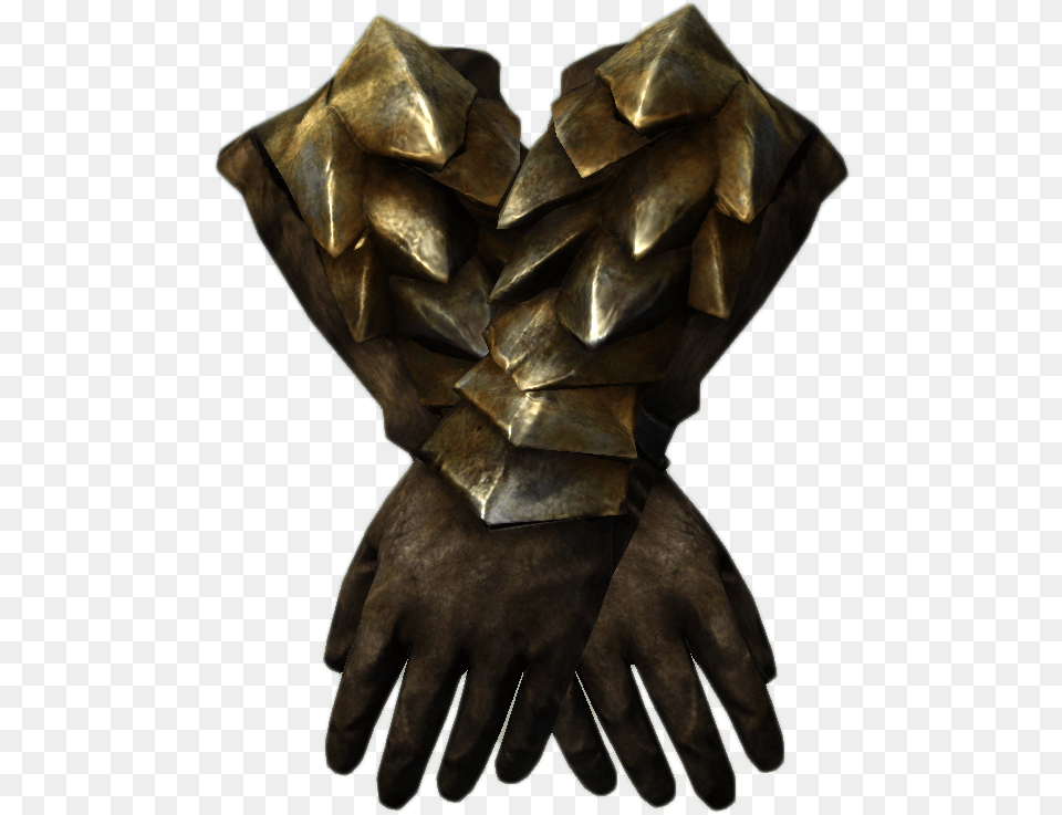 Gloves Picture Skyrim Gloves, Clothing, Glove, Bronze, Coat Free Png