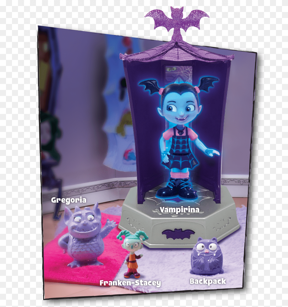Glow Chamber Vampirina, Toy, Baby, Person, Face Png Image