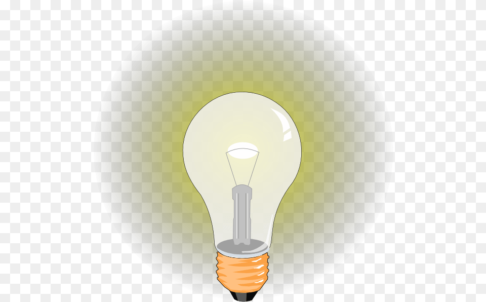 Glow Clipart Buld Light Bulb Gif, Lightbulb Free Png
