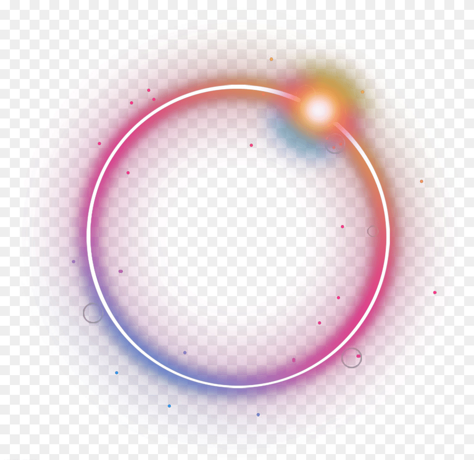 Glow Clipart Circle Glowing Circle Transparent, Disk, Light, Nature, Night Png Image
