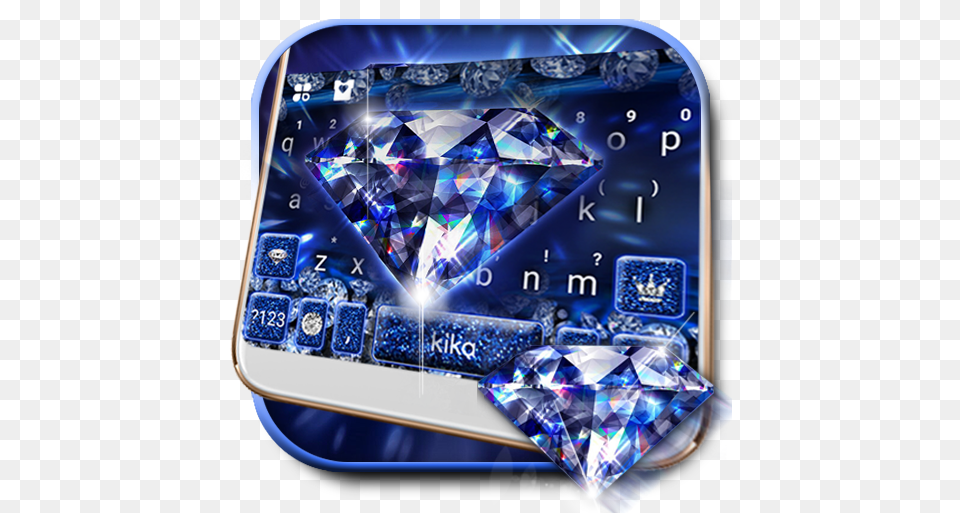 Glow Crystal Diamond Keyboard Theme U2013 Appar P Google Play Wallpaper, Accessories, Gemstone, Jewelry Free Png Download