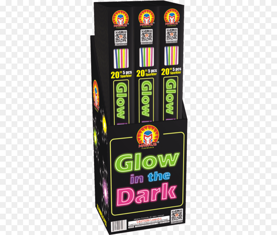 Glow In The Dark 20 Sparkler Sp6006 Video Game Arcade Cabinet, Qr Code, Light Free Transparent Png