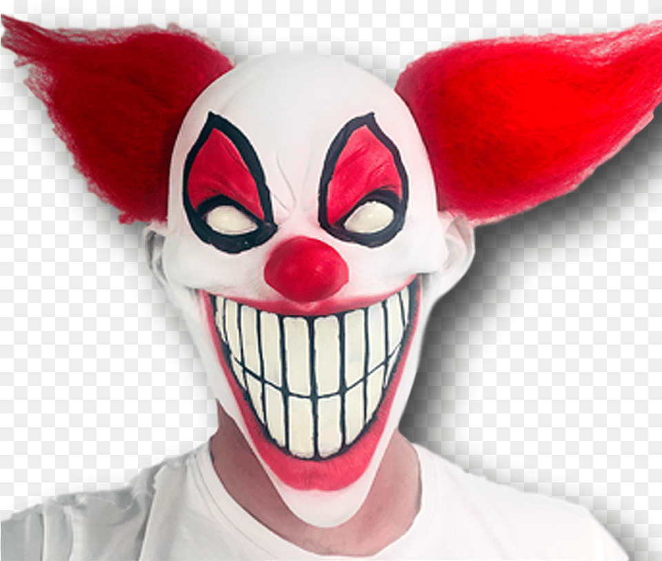 Glow In The Dark Clown Scary Clown Mask, Adult, Female, Person, Woman Free Png Download