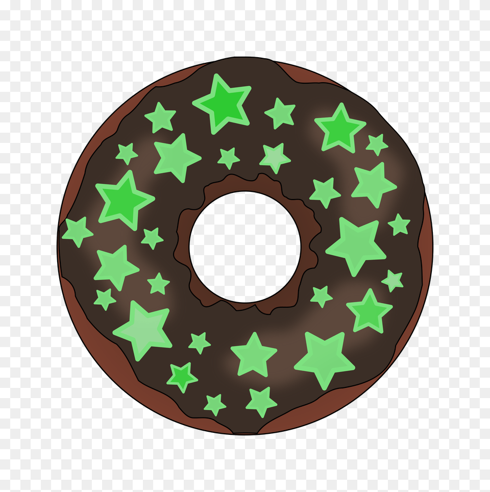 Glow In The Dark Donut Icons, Food, Sweets, First Aid Free Png Download