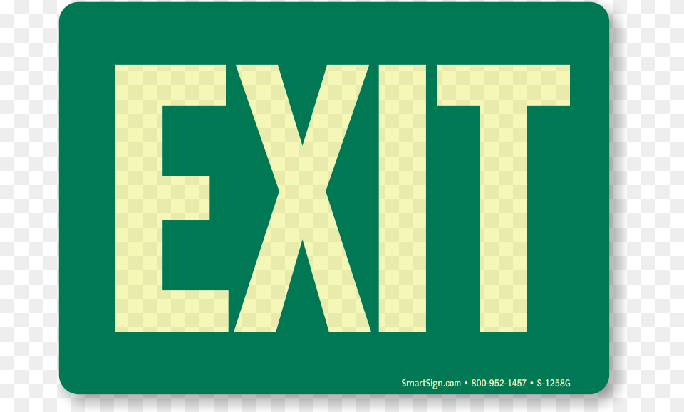 Glow In The Dark Exit Signs, First Aid, Logo Png
