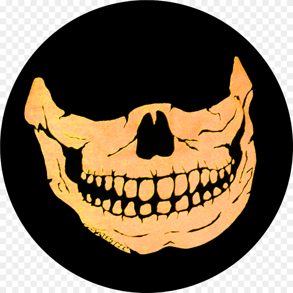 Glow In The Dark Orange Skull Majestic Fire Apparel Skull, Body Part, Mouth, Person, Teeth Free Png