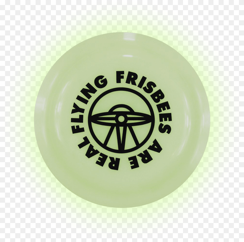 Glow In The Dark Ufo Frisbee, Toy, Plate Free Transparent Png