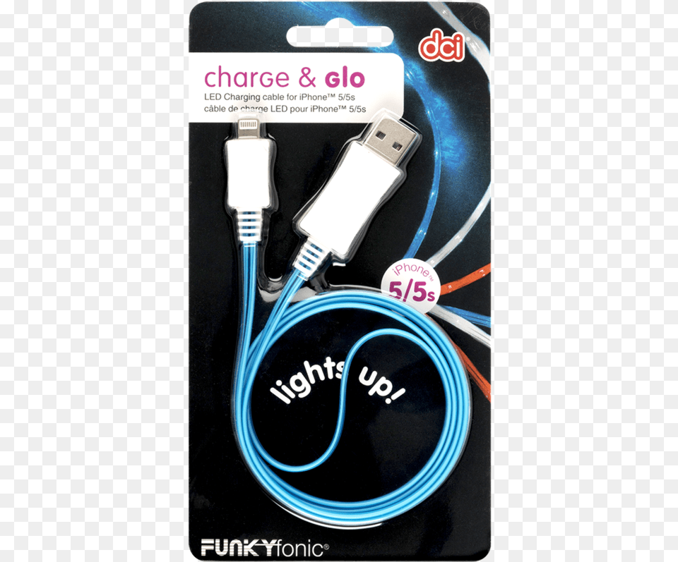 Glow Iphone Charging Cable, Adapter, Electronics, Computer Hardware, Hardware Free Transparent Png