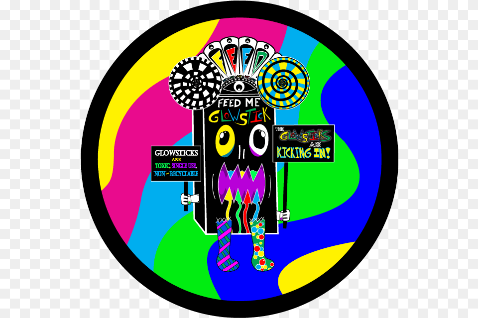 Glow Kid Circle, Sticker, Art, Graphics, Person Free Png