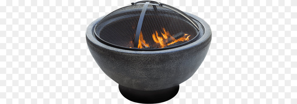 Glow Marla Clay Fire Pit With Mesh Lid Flame, Fireplace, Indoors Png Image