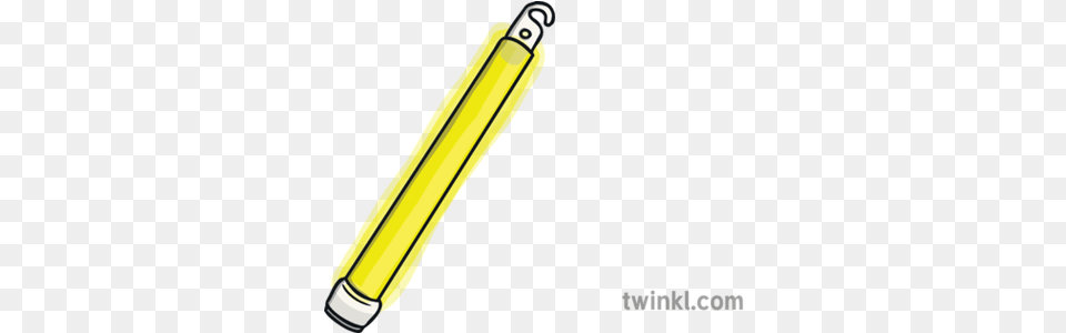 Glow Stick Yellow Party Light Ks1 Illustration Twinkl Windscreen Wiper, Dynamite, Weapon Png Image