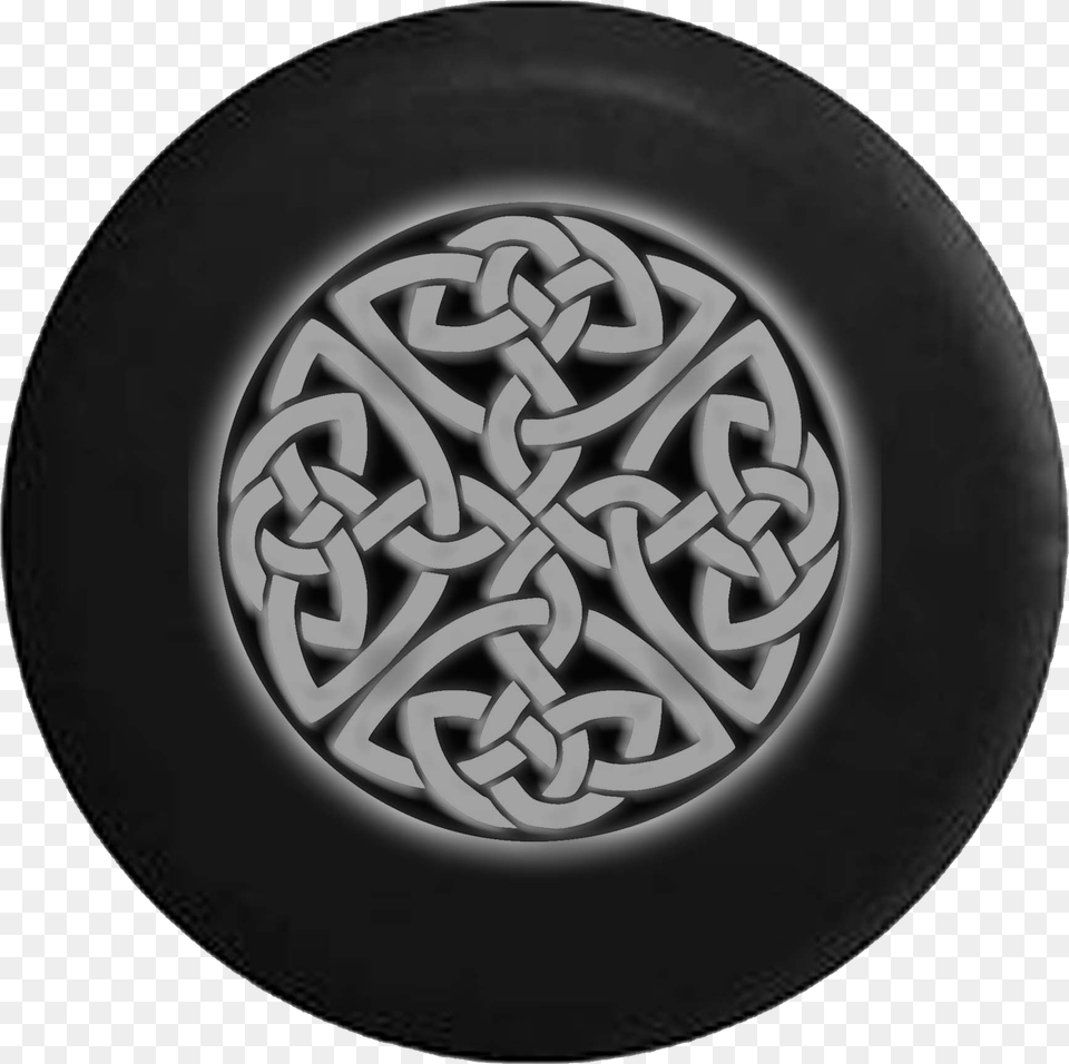 Glowing Celtic Irish Knot Jeep Off Road Rv Camper Spare Circle, Tire, Alloy Wheel, Car, Car Wheel Free Png