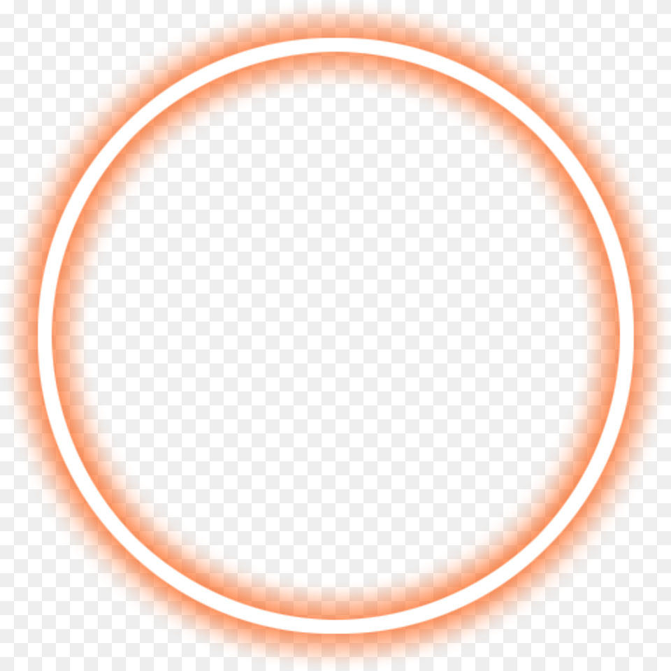 Glowing Circle Photograph, Oval Free Png Download