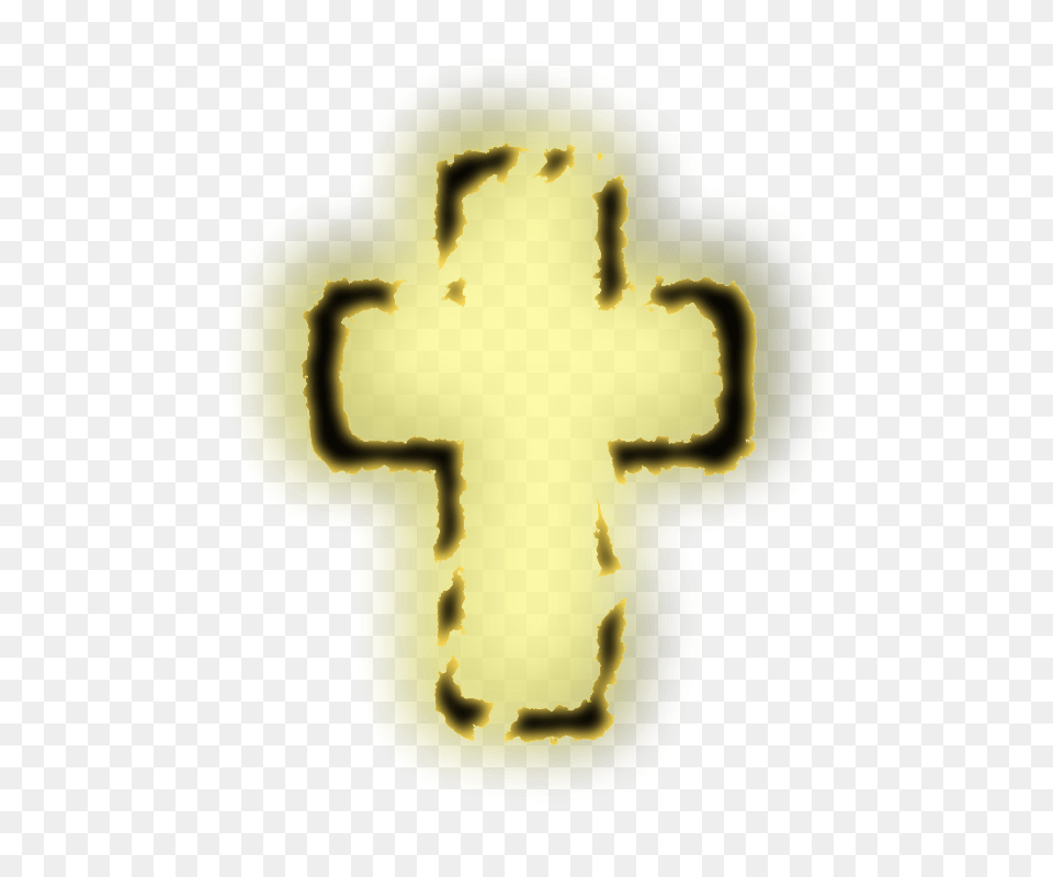 Glowing Cross, Symbol Png Image