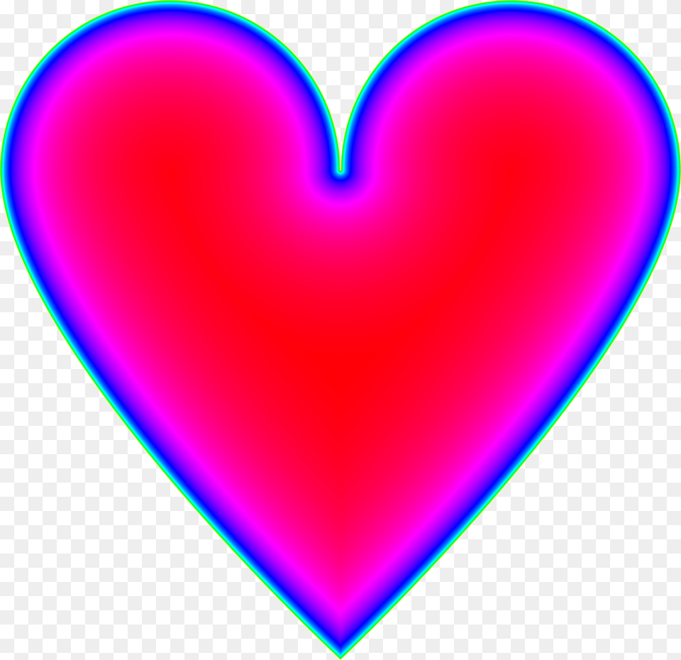Glowing Heart Heart Png Image