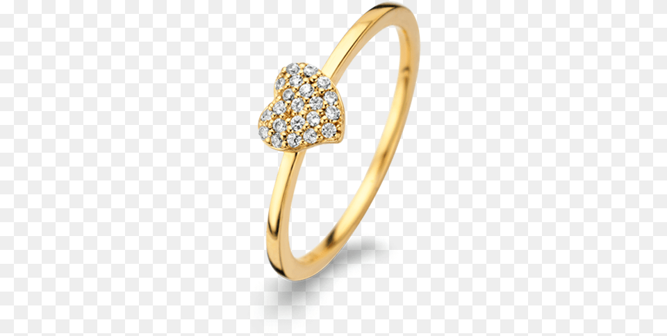 Glowing Heart Ring, Accessories, Jewelry, Gold, Diamond Png Image