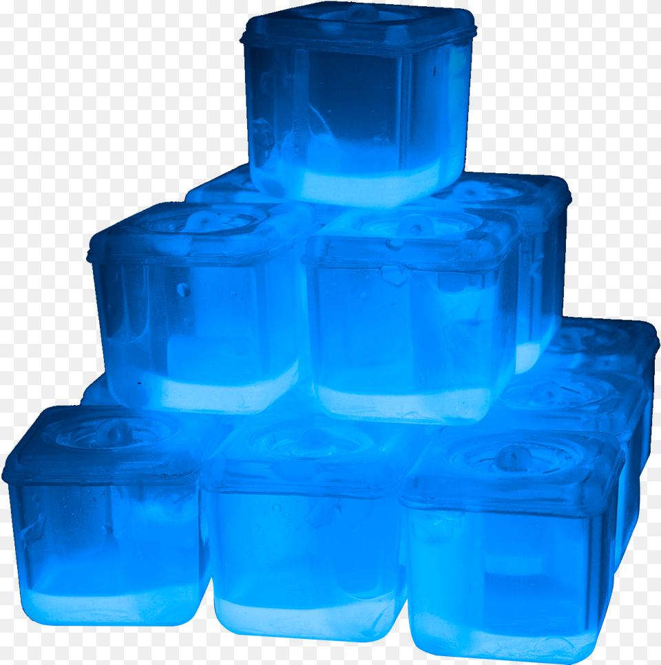 Glowing Ice Cubes Plastic, Tape Png Image