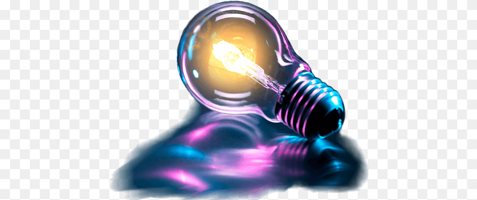 Glowing Light Bulb Symbol Of Casino Innovative Thinking, Lightbulb Png Image