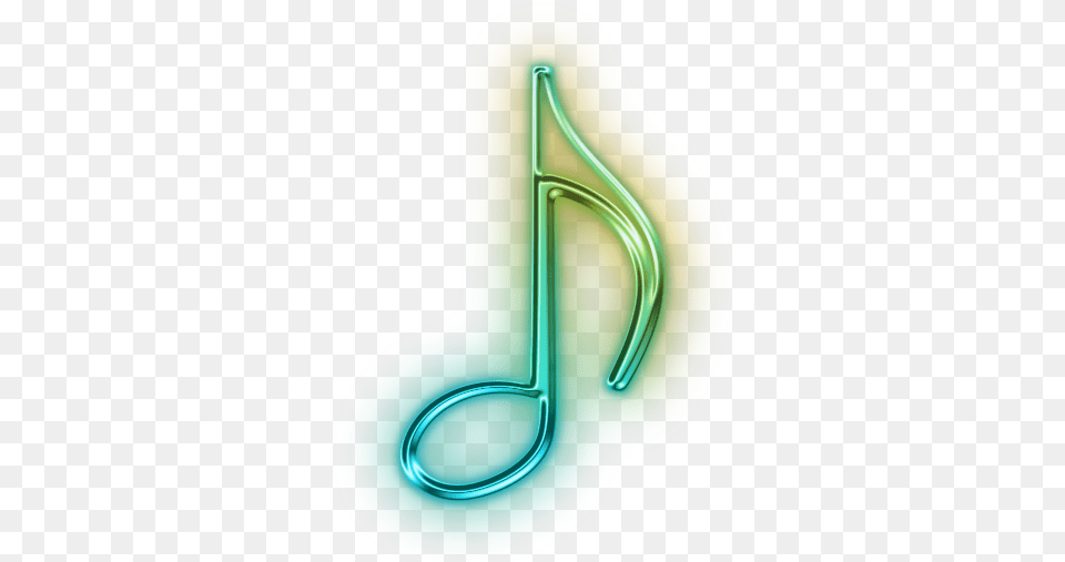Glowing Neon Music Notes, Light, Symbol, Text, Number Png