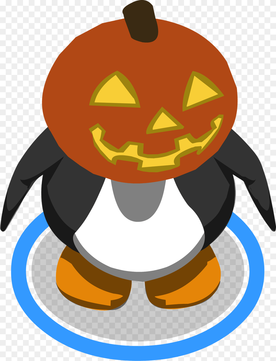 Glowing Pumpkin Head Ingame Red Penguin Club Penguin, Festival, Person Free Transparent Png