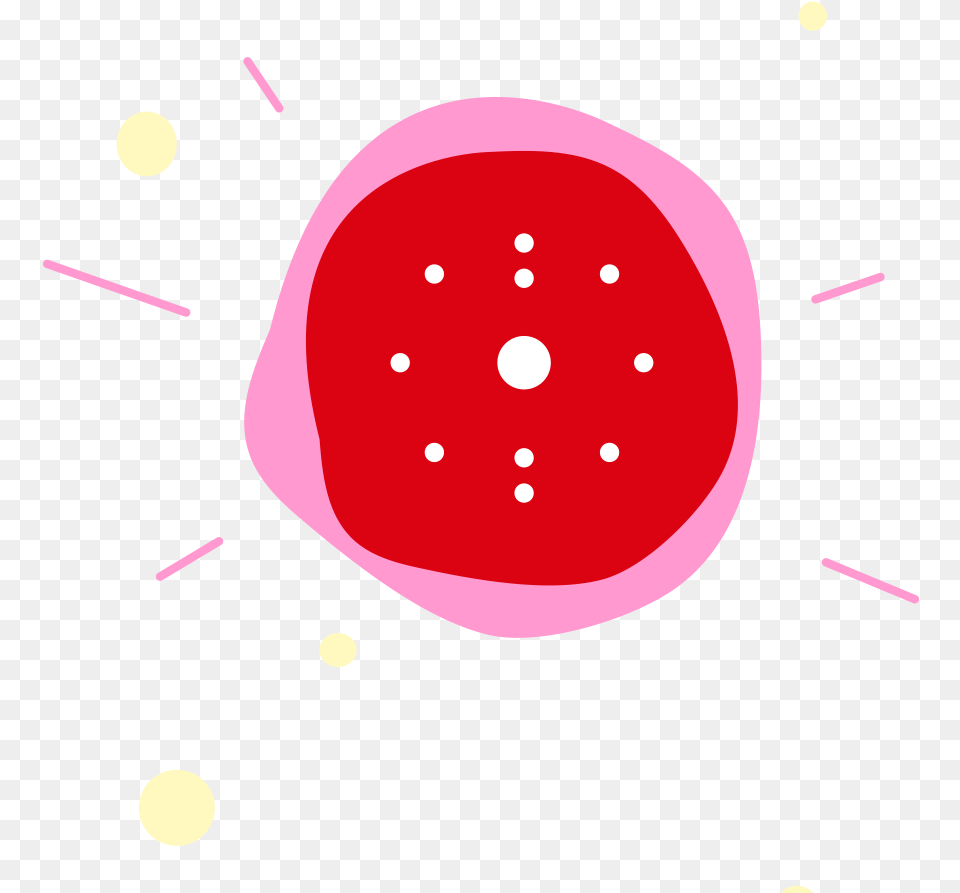 Glowing Red Dot Circle, Food, Fruit, Plant, Produce Png Image