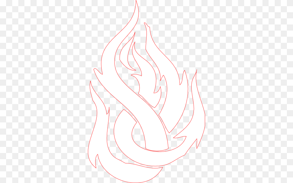 Glowing Red Flames Clip Art At Clker White Flames, Fire, Flame, Text Free Png