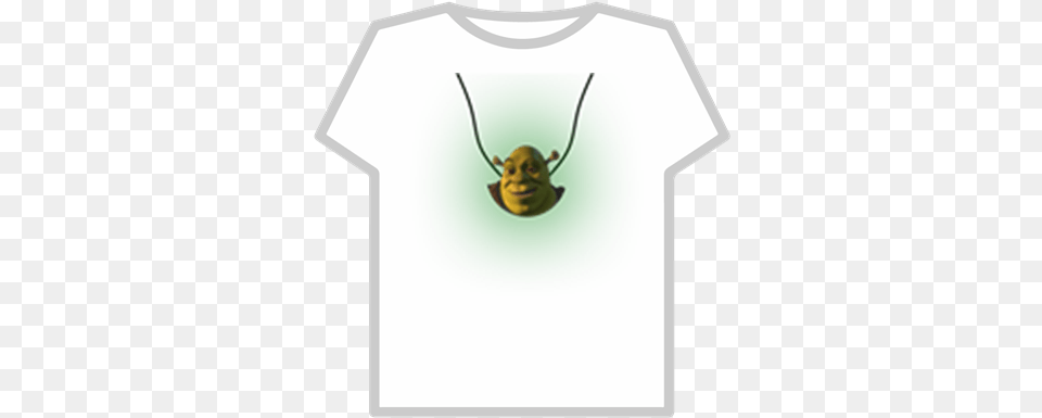 Glowing Shrek Necklace Roblox Canned Gamer Boy, Clothing, T-shirt, Animal, Bee Free Png Download
