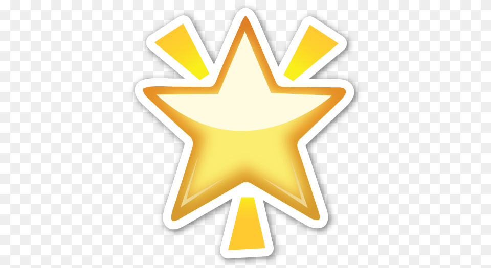 Glowing Star, Star Symbol, Symbol, Gold, Disk Free Png Download