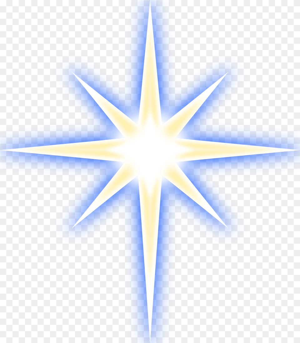 Glowing Star 4 Image Sparkling Clean Clipart, Light, Lighting, Cross, Symbol Free Transparent Png
