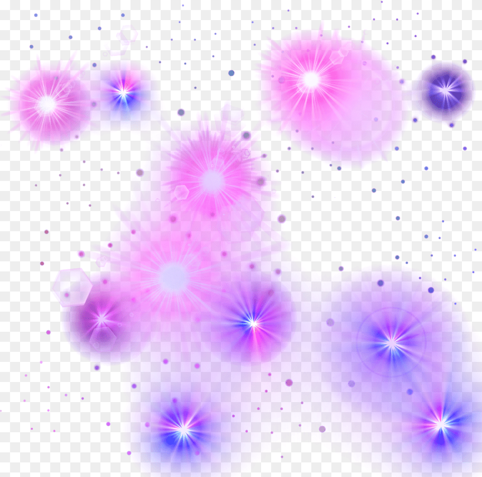 Glowing Star Clipart Transparent Background Purple Glow Picsart Effect Hd, Art, Graphics, Light, Flare Png Image