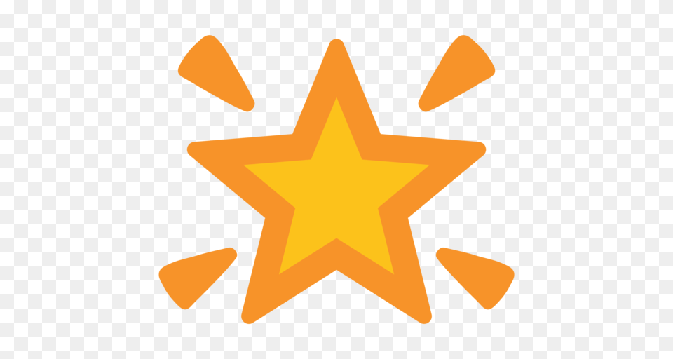 Glowing Star Emoji, Star Symbol, Symbol Free Png