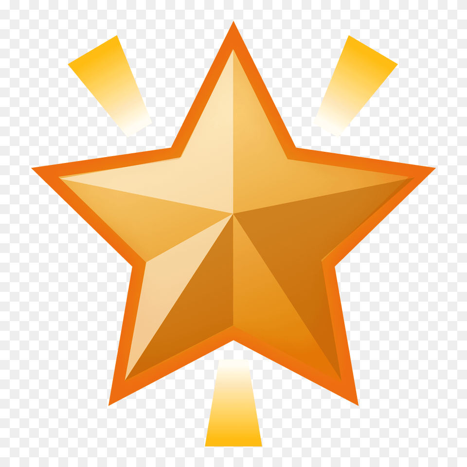 Glowing Star Emoji Clipart, Star Symbol, Symbol, Mailbox Free Transparent Png