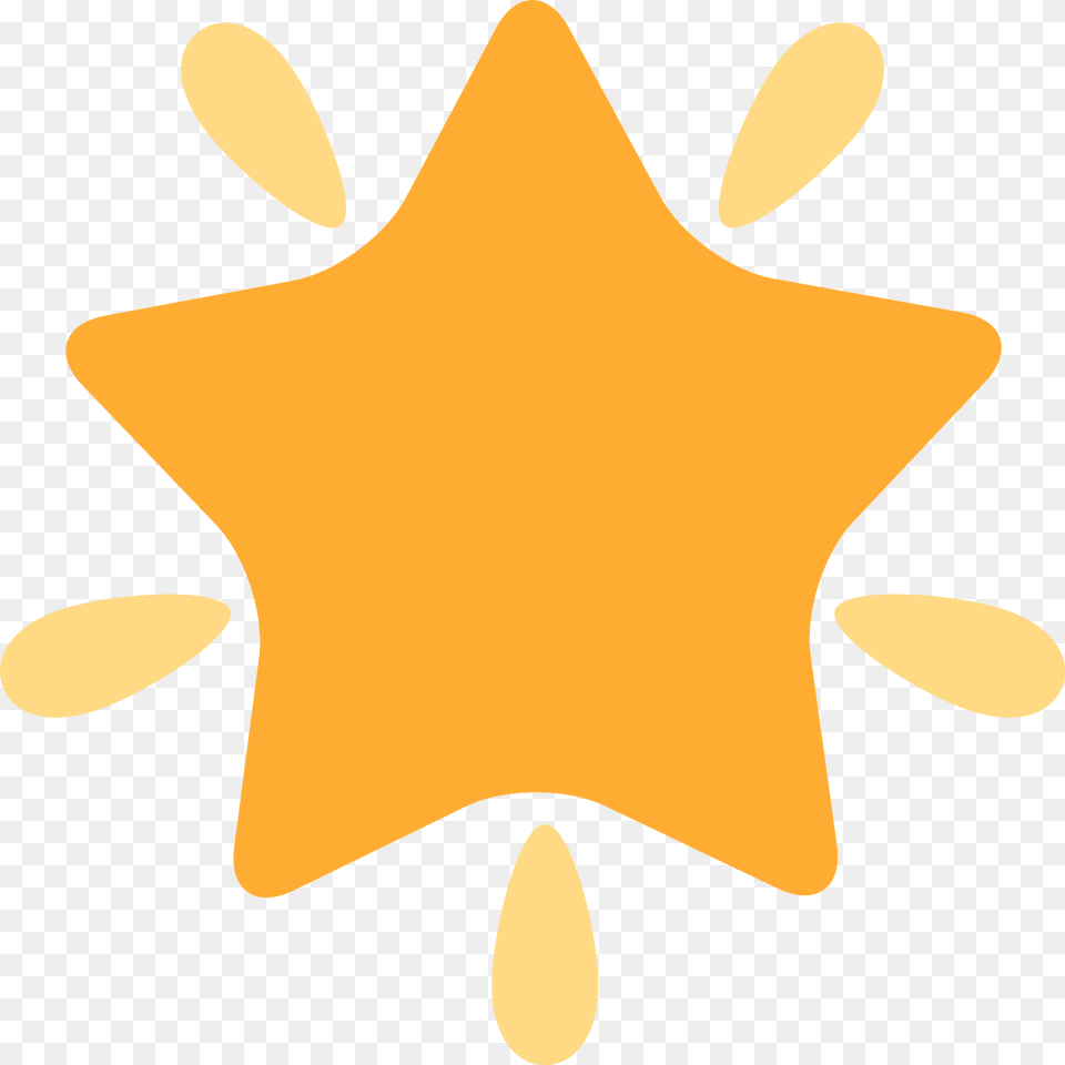 Glowing Star Emoji Clipart, Leaf, Plant, Star Symbol, Symbol Free Png
