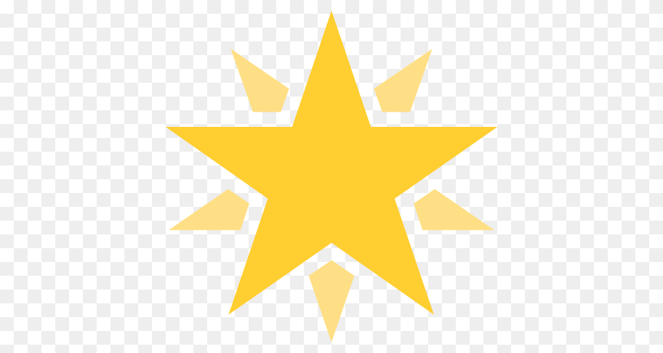 Glowing Star Emoji For Facebook Email Sms Id, Star Symbol, Symbol Free Transparent Png