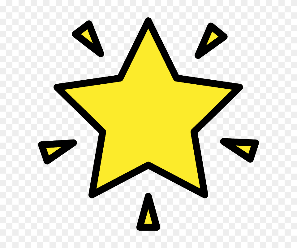 Glowing Star Emoji Meanings U2013 Typographyguru T Shirt All In Roblox, Star Symbol, Symbol Free Png