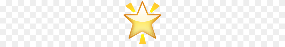 Glowing Star Emoji On Apple Ios, Lighting, Star Symbol, Symbol Free Png